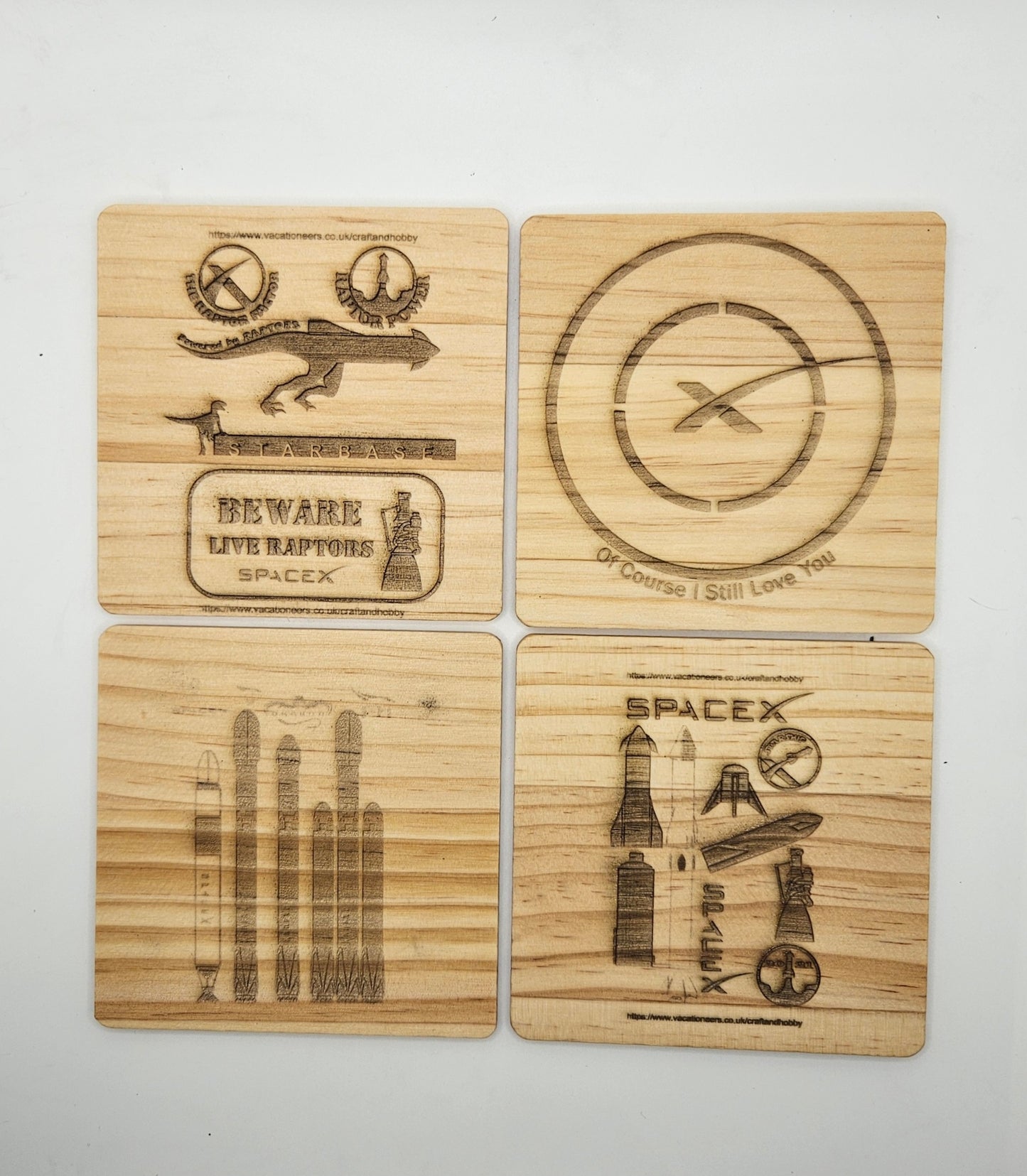 Laser Etched Coasters starting at $20.00