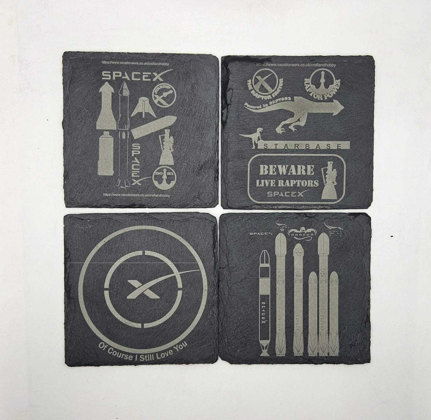 Laser Etched Coasters starting at $20.00